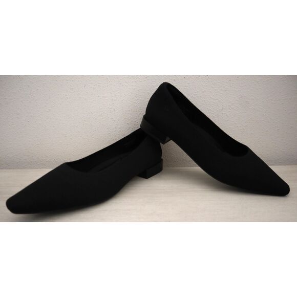 Vivaia Women's Sz EUR 41M US 9.5M Black Minnie Pro Square-Toe Heels - Picture 14 of 15